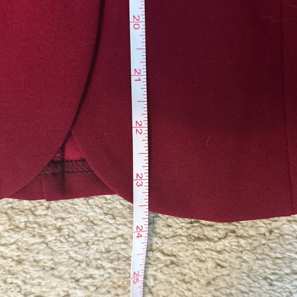 Elegant Women's Red/Burgundy Blazer - Picture 5 of 5
